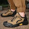 Summer Breathable Hiking Shoes Men Brown Vintage Climbing Trekking Sneakers Man Outdoor Anti-skid Men's Hiking Shoes zapatos