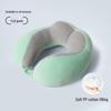 Cuscino Cervicale Ricamato a Forma di U Color Cammello - Ideale per Casa, Ufficio, Viaggio, con Imbottitura in Cotone PP e Logo Personalizzato