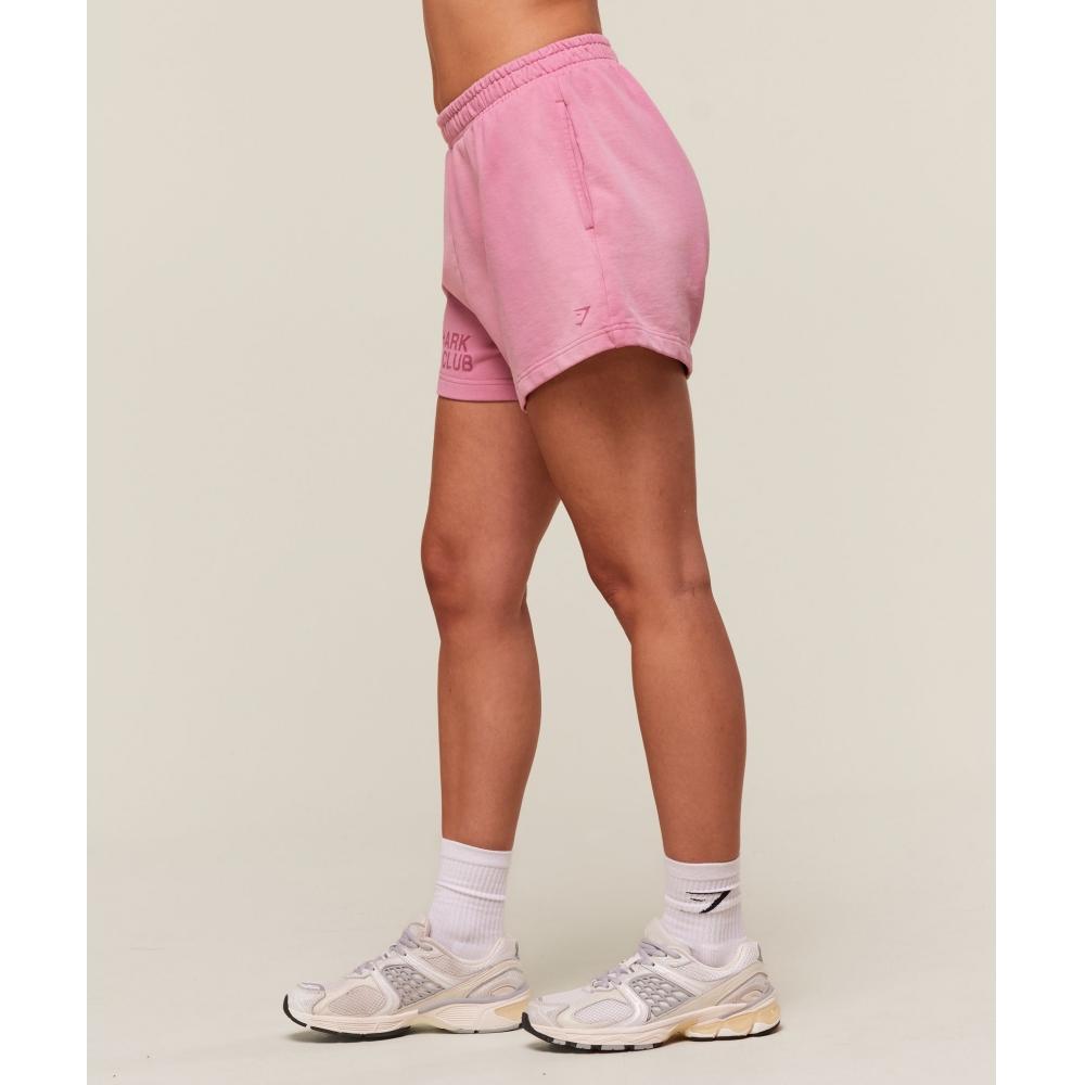 

Gymshark Summer Tie Dye Graphic Shorts Sunset Pink Wash B3b7v Kcsz XS