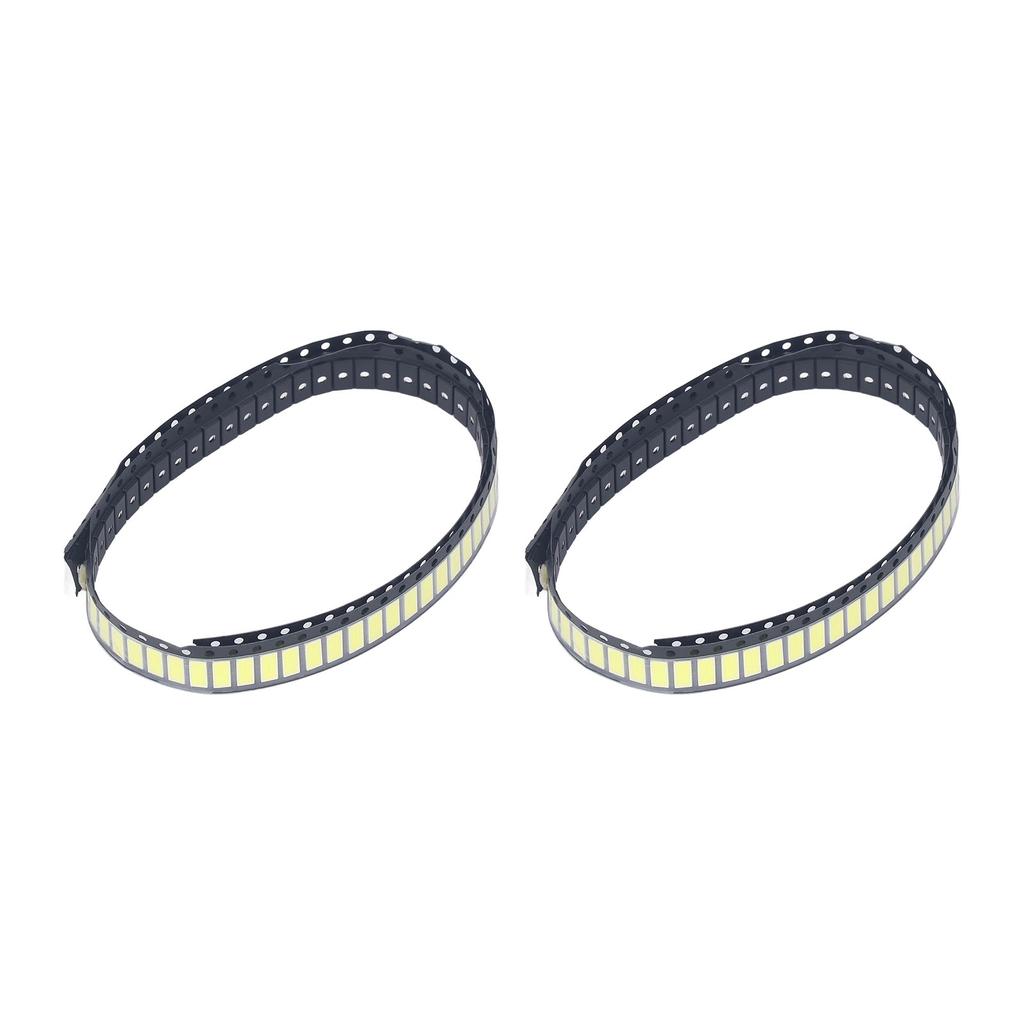 200Pcs White 6V SMD LED Light Bead Color Temperature 6000‑6500K LCD TV Backlight Bead