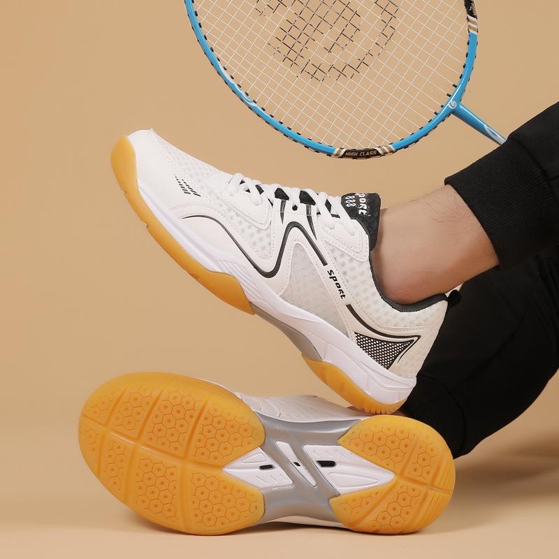 Badminton Shoes for Men and Women, Non-Slip, Wear-Resistant, Shock-Absorbing, Breathable, Lightweight, Professional Training and Casual Sports Shoes