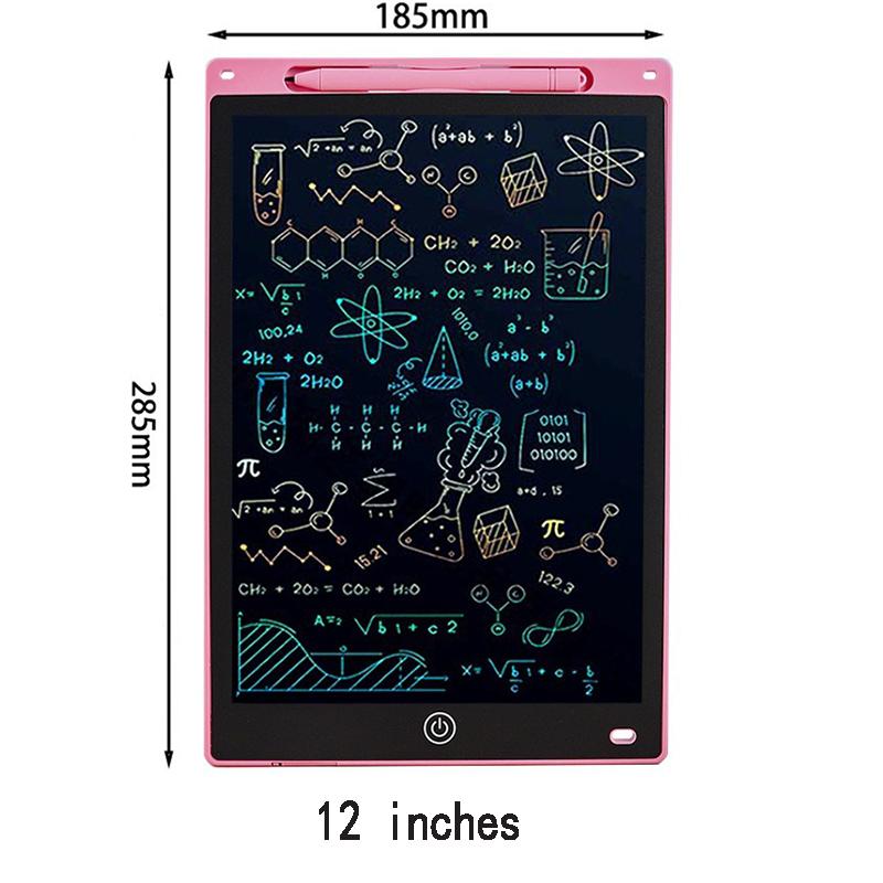 Lcd 6.5/8.5/10/12Inch Writing Tablet For KidsReusable Magic Drawing Board With StylusEco-Friendly Erasable Doodle Pad Toy Gift
