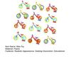 12Pcs DIY Mini Bicycle Assembly Toy Plastic Bicycle Model Educational Simulation