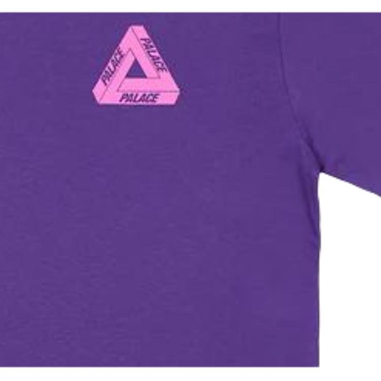 Palace Tri-Twister T-Shirt Regal Purple Unisex Tops P24TS227