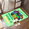 Custom Name Personalized Geometry Dash Print Carpet, Versatile Home Decor Rug, for Playroom, Apartment, Balcony, Entryway, Hallway Gift