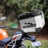 Motorradaufkleber Topcase Adventure Grafiken Vinyl-Aufkleber Wasserdichte Dekorationszubehör für Honda Africa Twin BMW GS 1200 1250