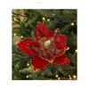 Artificial Poinsettia for Holiday Decor with Elegant European Design and Multi Color Choices for Christmas Trees