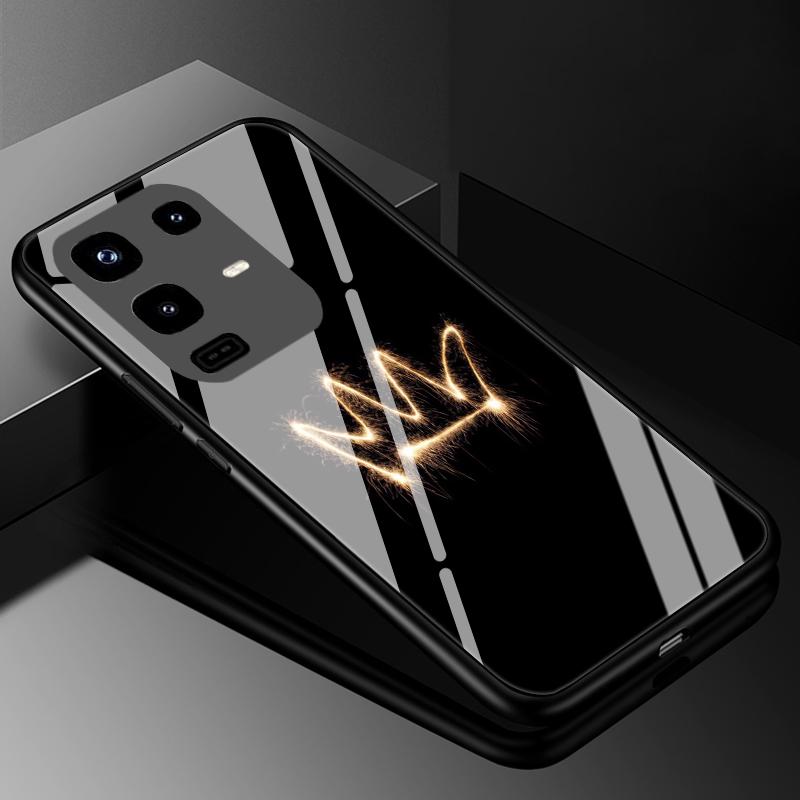 Schutzhülle aus gehärtetem Glas für Infinix Note 50 Pro 4G, passend für Infinix Note 50 4G, Note50X 5G und Note50 Pro 4G, inklusive Hartschalen-Rückseite