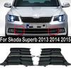 Per Skoda Superb 2013 2014 2015 Griglia Inferiore Paraurti Anteriore Pannello Luci con Barra Luminosa