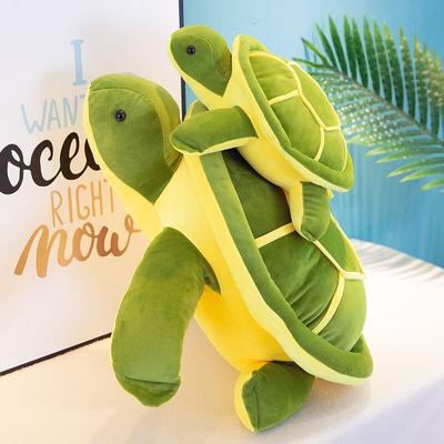 Kleine Schildpad Knuffels Pluizig Katoen Software Kussen Kussen Achteroog Schildpad Pop Kinderdoek Pop Kussen Knuffel