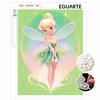 Pearl Painting Tinker Bell Pearl Dress DIY Pearl Art Painting Pearl Gem Painting Pictures Crafts Special Shape Home Wall Decoration