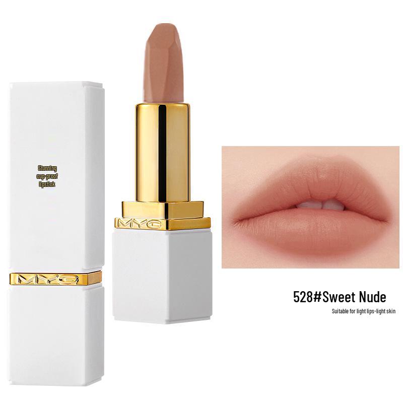 MYG Non-Stick Waterproof Lipstick: Long-Lasting, Enhances Complexion, Available In Bulk.