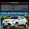 No.MS97144 Engine Intake Manifold Gasket Set for Toyota C-HR 2018-2022 2.0L for Toyota Corolla 2009-2022 1.8L Replaces No.17177-37030/17177-37050