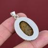 Bronzite pendant gemstone pendant antique jewelry 925 sterling silver pendant bronzite handmade jewelry healing stone pendant gifts for wife