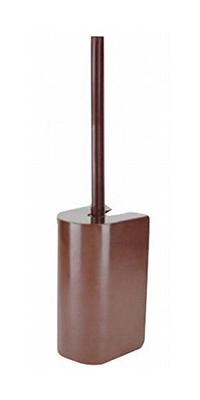 Marna SLIM Toilet Brush Toilet Brush with Storage Case Toilet Cleaning Brush Compact W201BR (Slim/Brown) (Gap Cleaning/Hygienic)