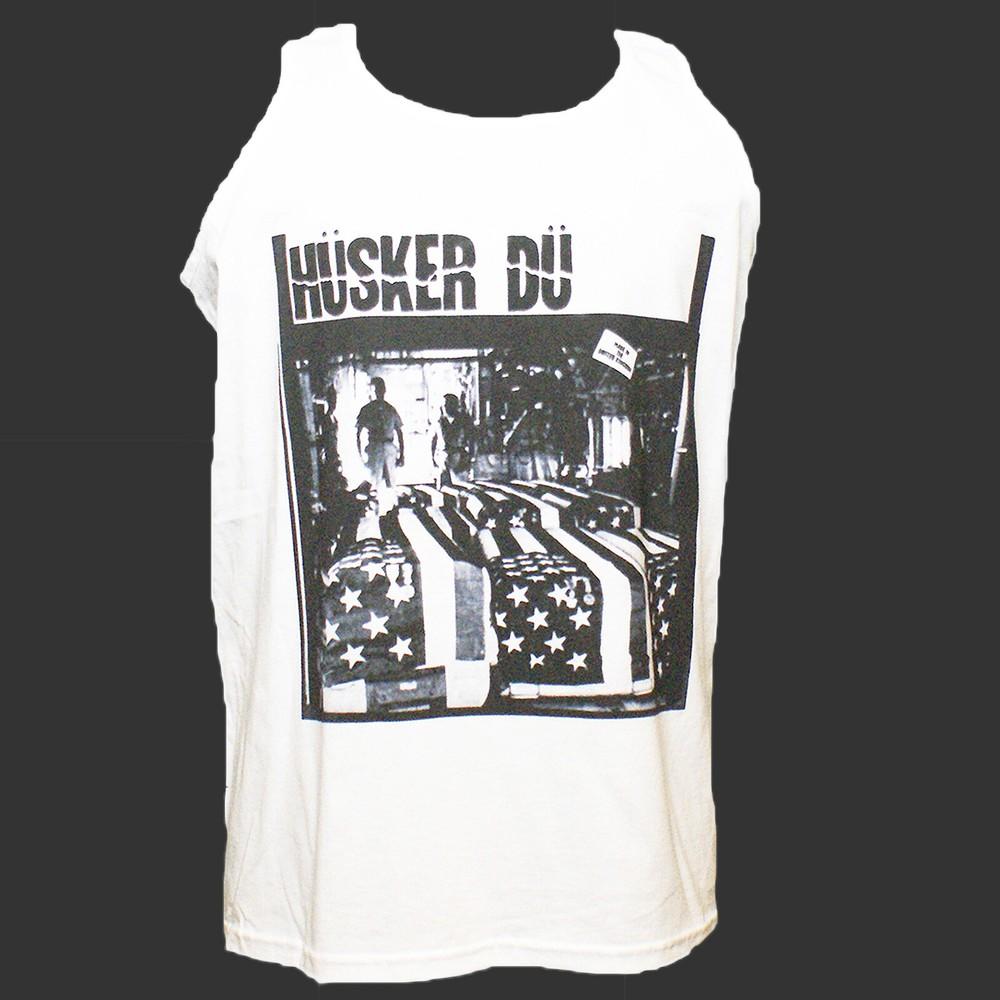 

Husker Du Hardcore Punk Rock T-SHIRT vest top unisex white S-4XL 4XL