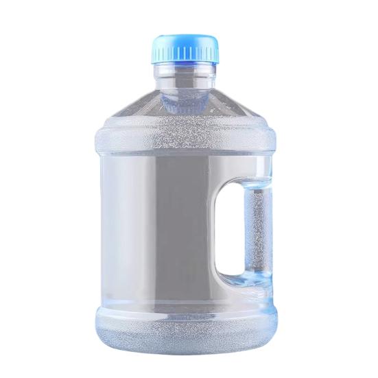 Clear Plastic Water Tank Jug with Handle And Leakproof Cap, Reusable Durable Container Portable Bottle, Transparent Storage for Home Office Drinking