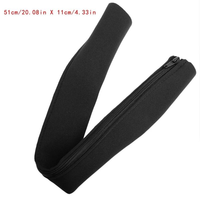 50cm Black Cable Organizer ZipperTypeTV Computer Cable Sleeve Insulated Protective Office Cable Hidden Storage Management
