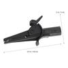 Battery Test Clip Alligator Clip Insulated 4Mm Banana Plug Clamp Multimeter Probe for Electrical Testing Solar Panel Car Battery