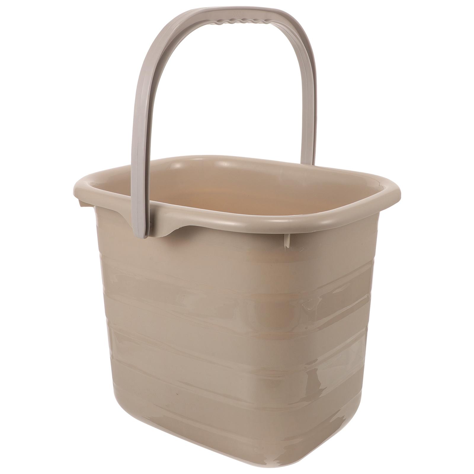 11L Plastic Purpose Plastic Wash With Handle Cleaning Soaking Soak Bowl Mop Bucket Small Bucket With Handle For Home Use