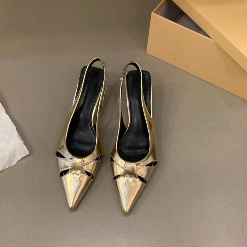 Fashion 2025 French Elegance  High Heel Open Toe Sandals Women's Shoes Hot Sale of The Season New Summer Pointed  Single Shoes