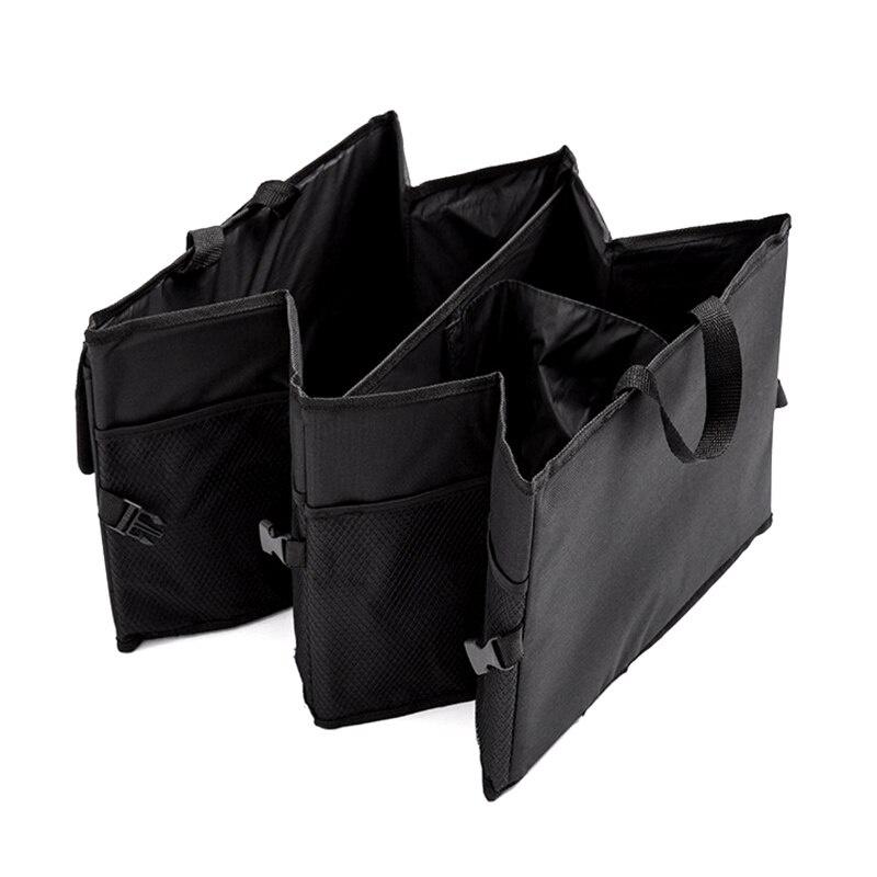 

Сумка для хранения в багажнике автомобиля, складной универсальный контейнер, сумки для хранения продуктов, органайзер, багажник для универсального автомобиля чёрный