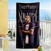 Mbappe Benutzerdefinierter Name Strandtuch Schnelltrocknend Weiche Mikrofaser Für Strand Badezimmer Outdoor Schwimmbad Camping Picknick Yoga Tauchen Urlaubszubehör