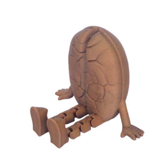 3D Printed Coffee Corner Figurine Moka Pot/Mug/Coffee Bean/Chocolate Figurine with Articulated Legs for Office Home Shelf Decor Funny Gifts