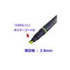 Tombow Pencil Fluorescent Pen, Fluorescent Coat 80, Yellow (Strong Tip! Polymer Coated Core), Single Type, 10 Pens, WA-SC91-10P