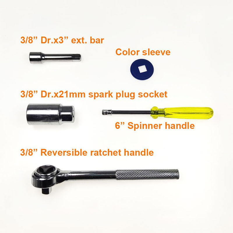 40pcs/set 1/4 Inch CR-V Ratchet Auto Repair Mechanic Wrench Sleeve Kit Hand Tools Toolbox Combination Socket Wrench Kit