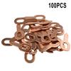 100 Pcs Car Body Scratch Repair Recessed Pull Rings Dent Puller Rings For Spot Welding Welder Car Body Panel Pulling Washer Tool