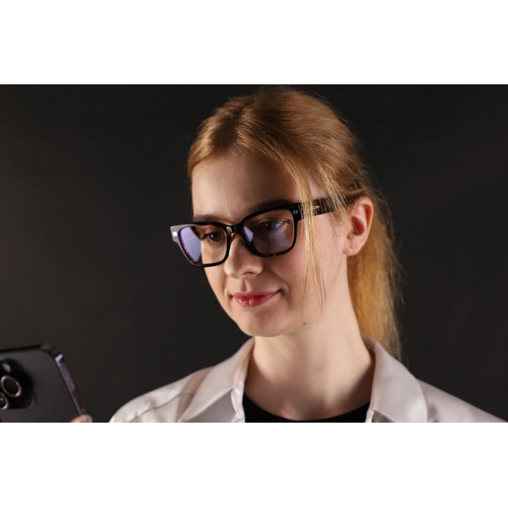 Off White Optical Style 56 Blue Light Block 6000 Unisex Eyeglasses