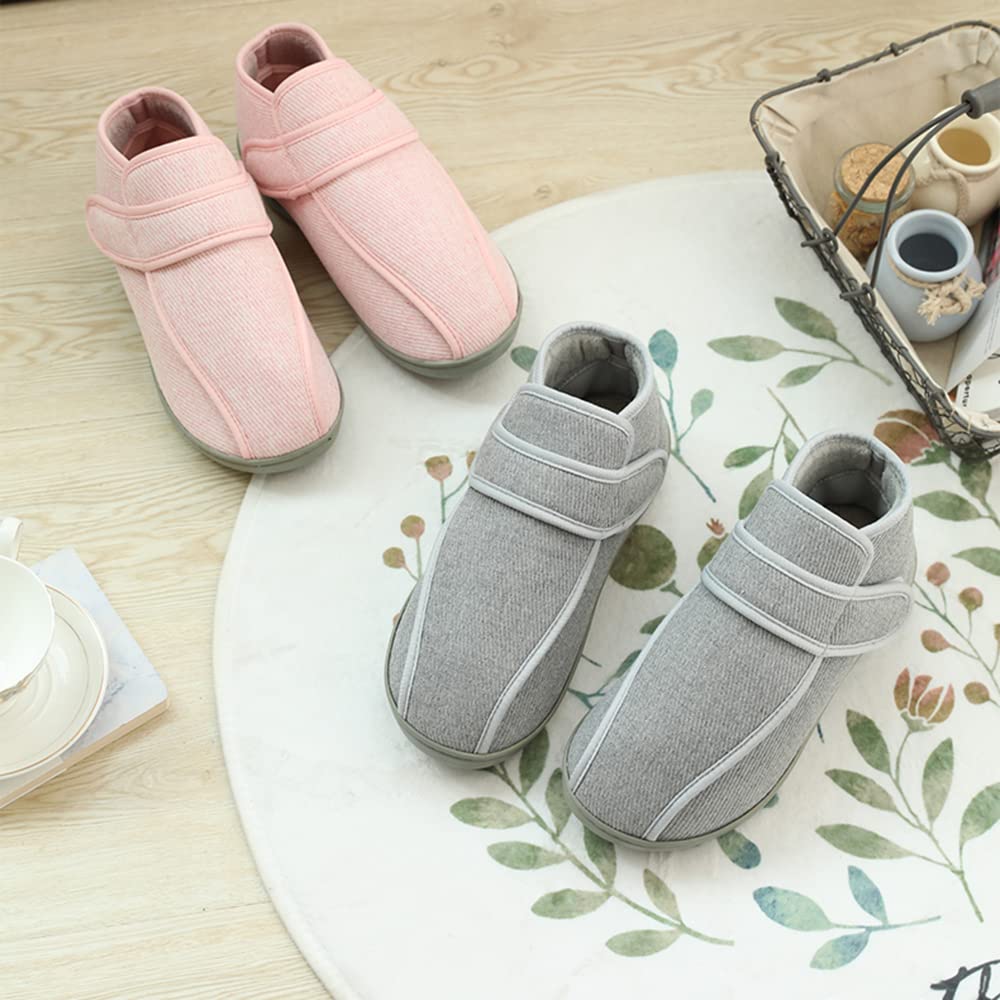 Sanaris Room Nursing Rehabilitation Velcro Easy Nursing Indoor Easy to Nursing Elderly Care Easy to Walk in Shoes, Shoes, Shoes, Closure, On/Off,