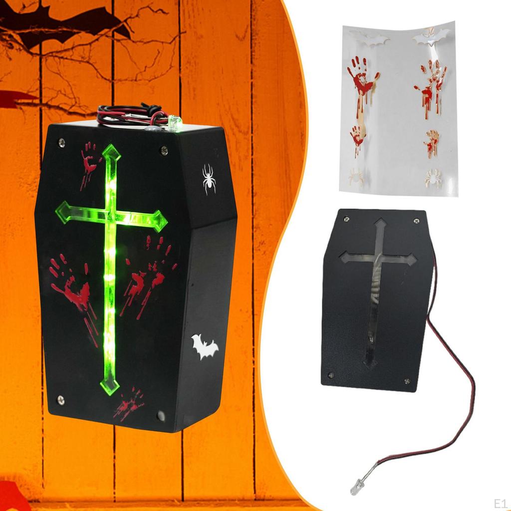 Halloweenský křičící box reproduktor Hlukový generátor Párty dekorace Záludný hlasem aktivovaný přehrávač Pohyb