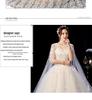 Slimming Off-the-Shoulder Plus Size 2025 Chinese Style Wedding Dress with Train