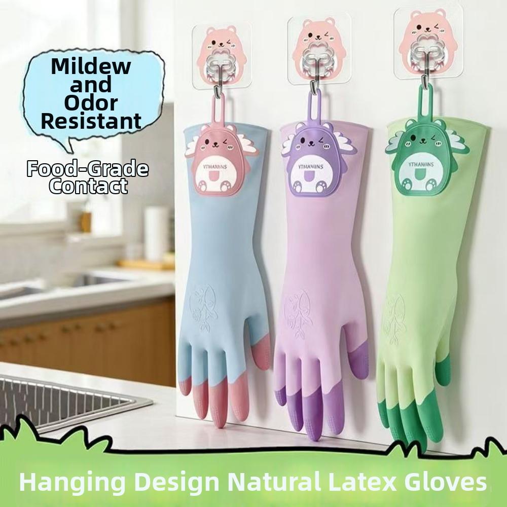 Non-Slip Kitchen Cleaning Gloves Tear-Resistant Laundry Cleaning Gloves Dishwashing Gloves Laundry
