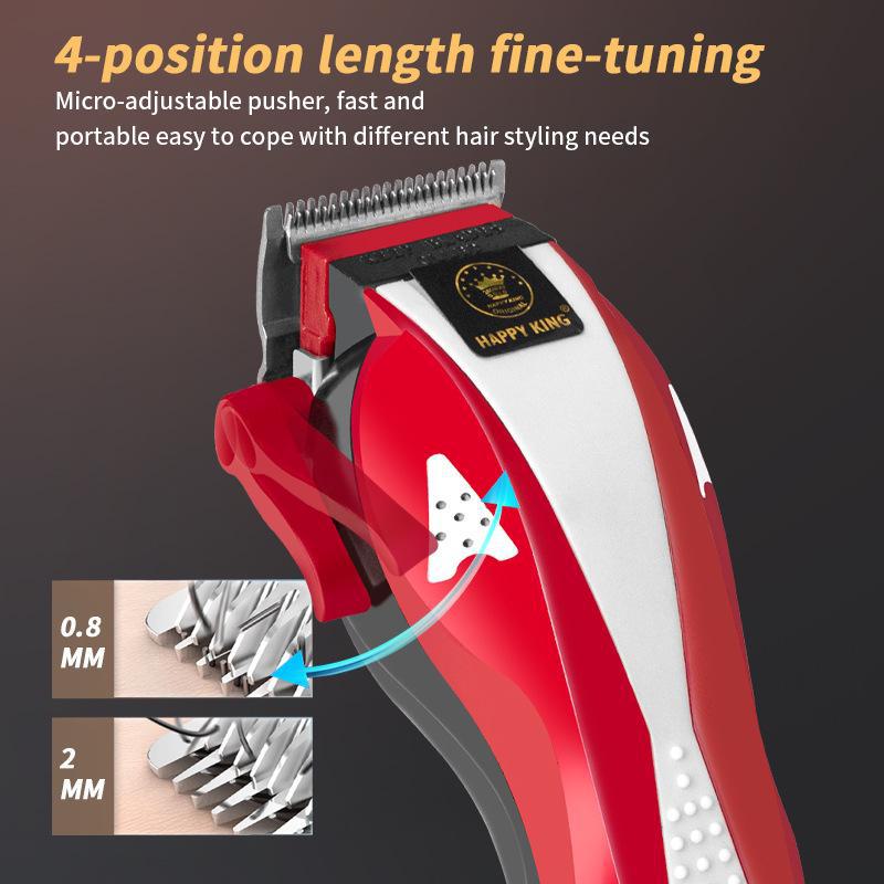 Professional High-Power Corded Hair Clipper for Salons