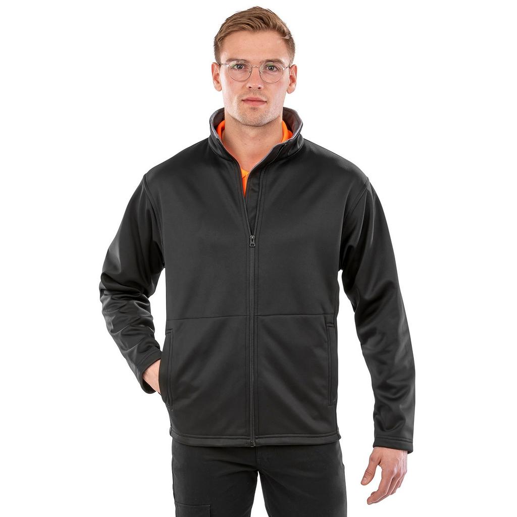 Result Core Mens Plain Soft Shell Jacket