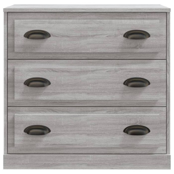 VidaXL Buffet sonoma gris 70x35,5x67,5 cm bois d'ingénierie 816230