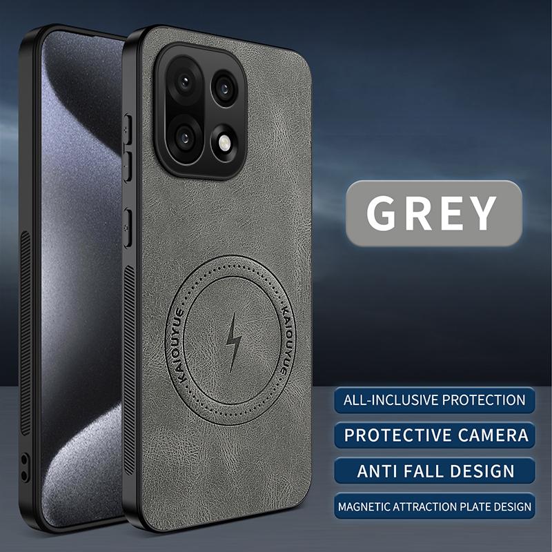 For Oneplus 15 Case for Magsafe Luxury Sheep Leather Skin Magnetic Matte Cover for One Plus 15 1+15 Anti-drop Bumper Shell