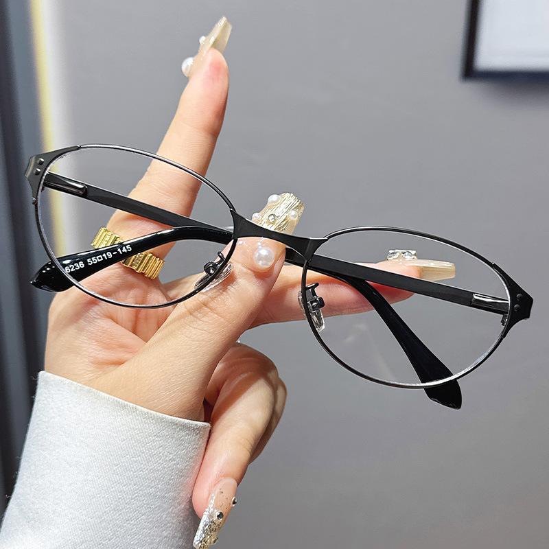 

New products in the Year of the Snake UV-proof sunglasses oval frame ins fashionable versatile sunglasses