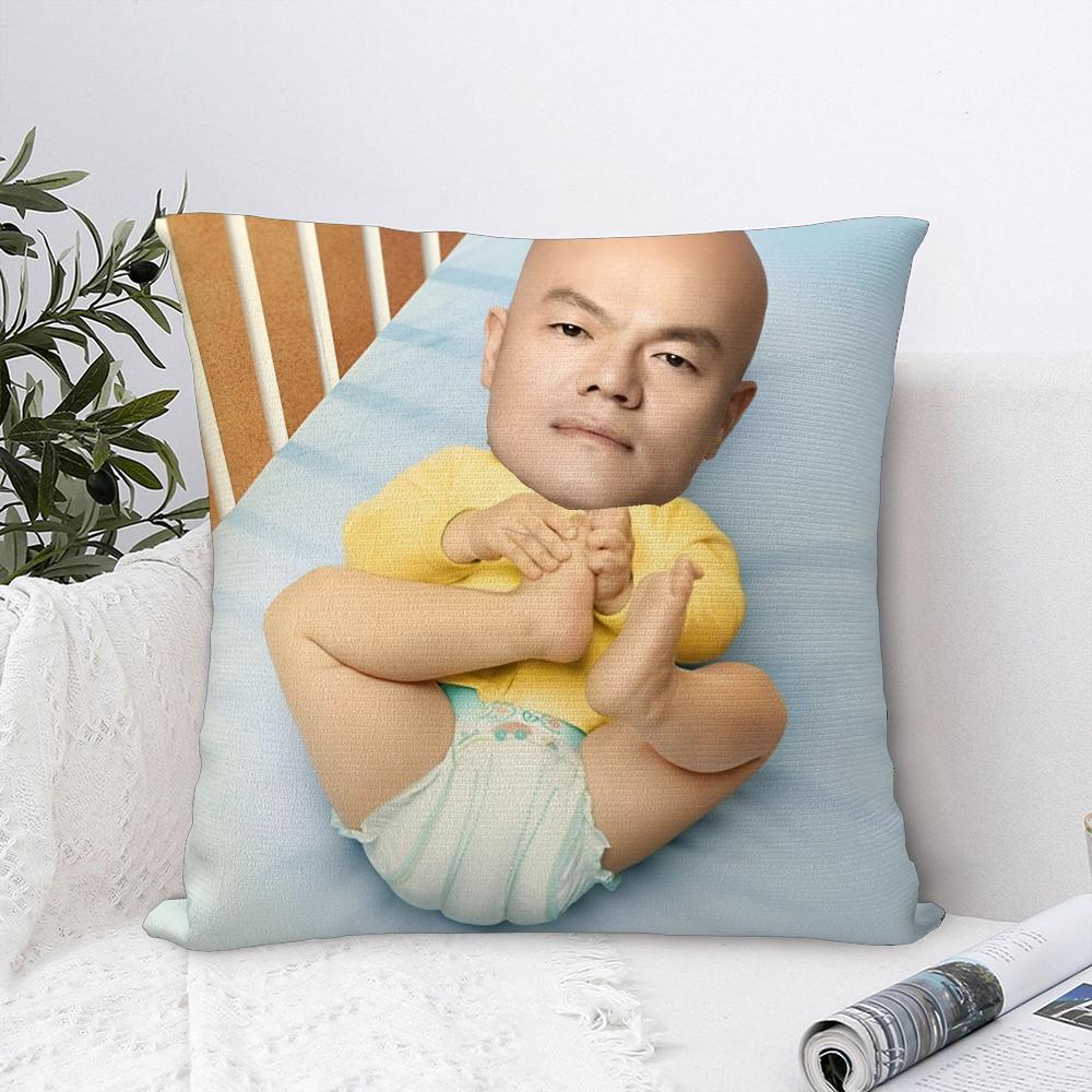 JYP Meme Luxury Pillow Case Sofa Decorative Home Doublesided Print Plush Square Throw Pillow Covers Cushion Decor Cover