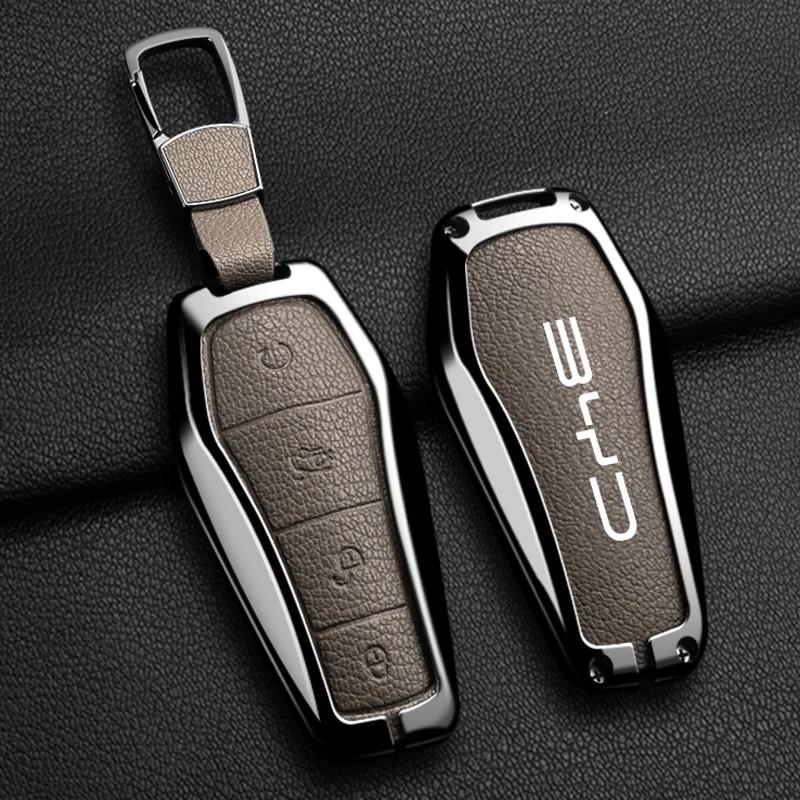 Zinc Alloy Remote Key Set and Key Protection Case Suitable for BYD Atto 3 Han EV Dolphin Lied Tang DM Qin PLUS Song Pro MAX Yuan