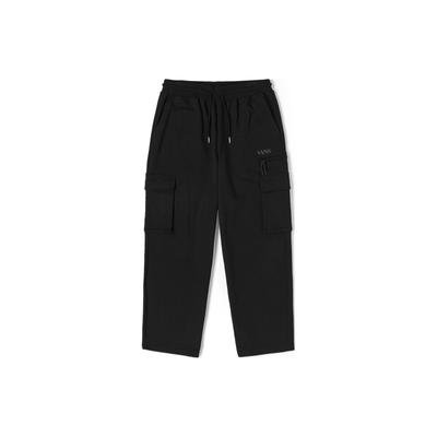 SS24 Year Of The Dragon Series Solid Color Drawstring Pocket Casual Pants Unisex Pants Black VN000GPABLK