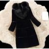 Sheep shearing coat women's medium and long 2 new mother coat large size medium and old imitation fur