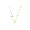 LOUIS VUITTON Lv Iconic Enamel Necklace M01215