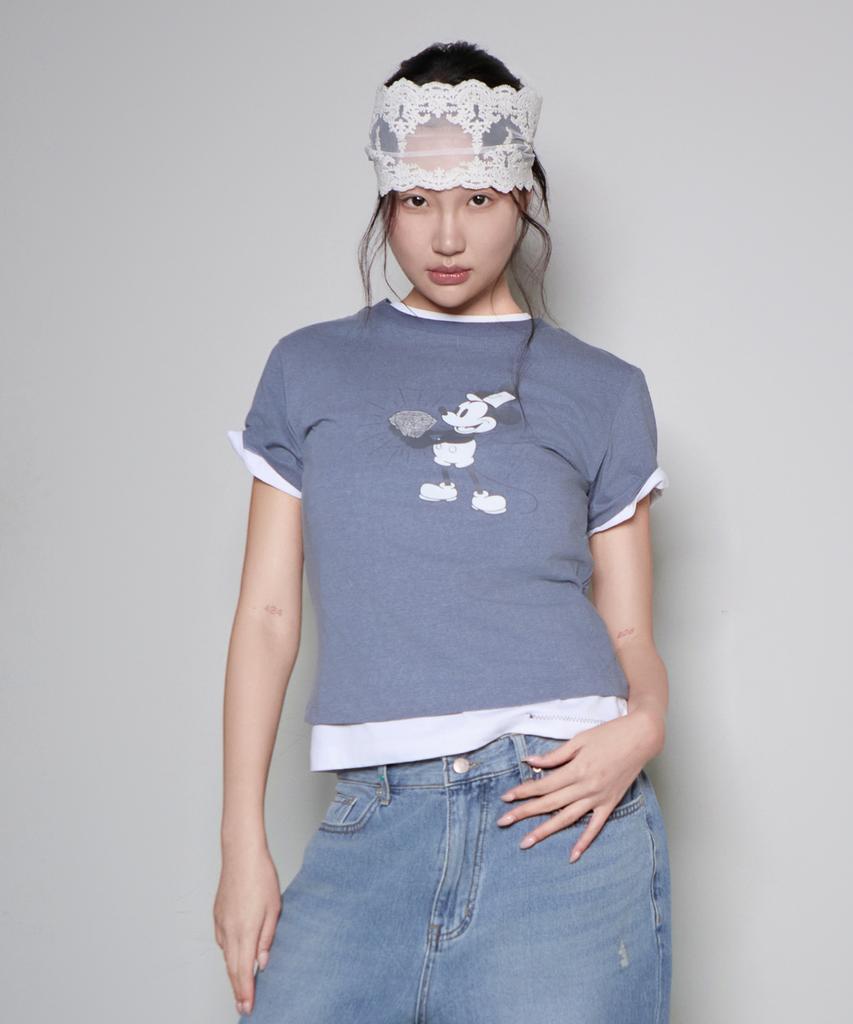 Diseuijeupain Mouse Tee Sporty Grey