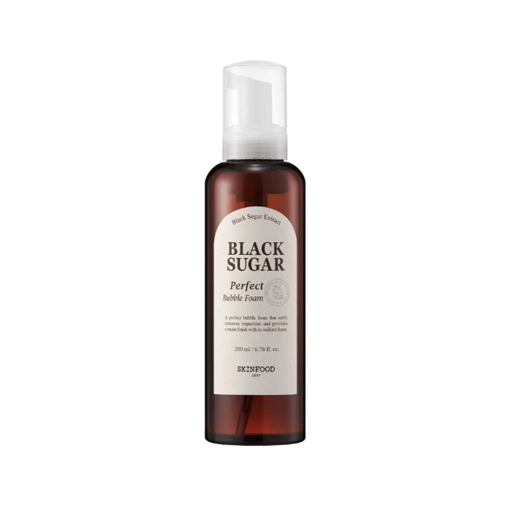SKINFOOD Black Sugar Perfect Bubble Foam 200ml*1Pc/2Pcs