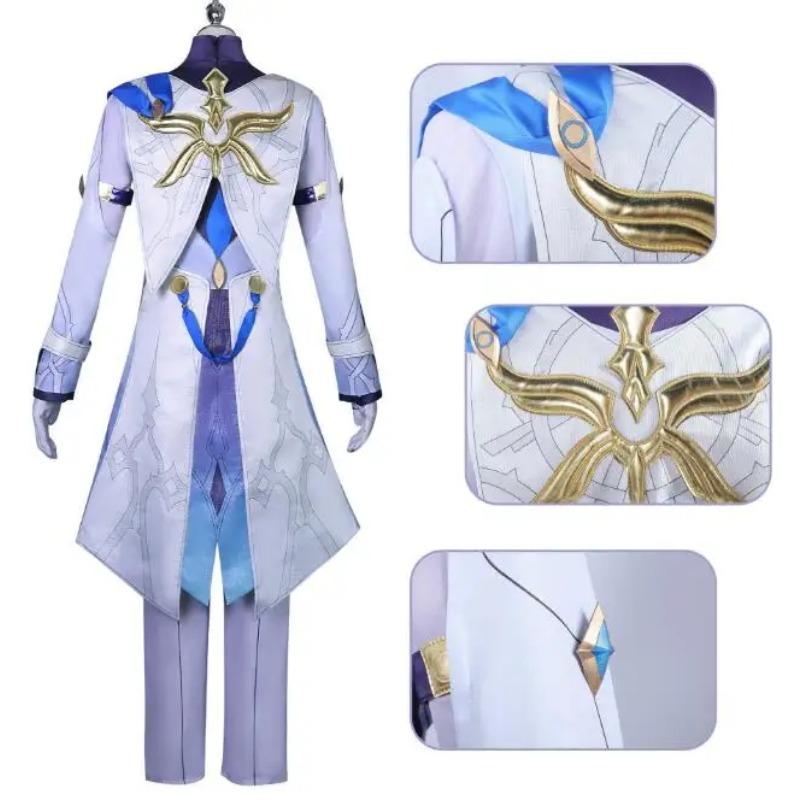 Game Honkai Star Rail Sunday Cosplay Anime Costume Wig Shoes Mr Sunday Uniform Halloween Party Carnival Role Play Outfits