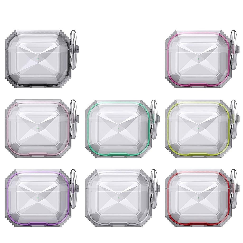 Applicable To Apple AirPods 1 Generation Contrasting Color Anti-drop Earphone Cover AirPods Pro1 Earphone Protective Case Buckle